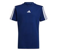 Adidas Unisex - Bambini e Ragazzi Essentials 3 Stripes T-Shirt, Dark Blue/White, 13-14 Years