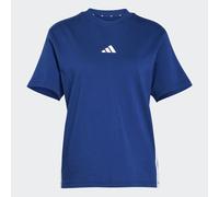 ADIDAS SPORTSWEAR Camiseta funcional 'Essentials' azul oscuro / blanco, Talla S