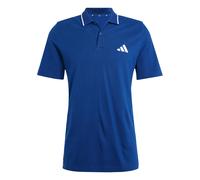 adidas Hombre Essential Three Stripes Pique Polo Shirt, Dark Blue/White, XS