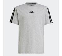 Camiseta adidas 3 bandas infantil gris/negro 7 - 8 AÑOS