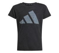 adidas Niñas Essentials Big Logo T-Shirt, Black/White, 11-12 Years