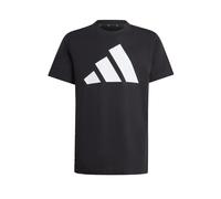 Camiseta adidas big logo infantil negro/blanco 11 - 12 AÑOS