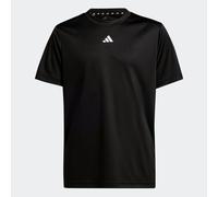 adidas Unisex - Bambini e Ragazzi Train Essentials Logo Regular Fit T-Shirt Junior, Black/White, 13-14 Years