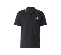 adidas Hombre Essentials Small Logo Pique Polo Shirt, Black/White, XL