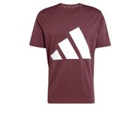 ADIDAS SPORTSWEAR Camiseta funcional 'Essentials' rojo vino / blanco M rojo vino / blanco
