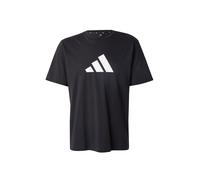 adidas Uomo Future Icons Three Bar tee, Black, M