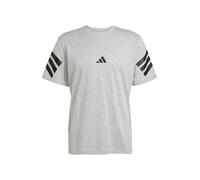 ADIDAS SPORTSWEAR Camiseta funcional 'FI 3S' gris moteado / negro Hombre ADIDAS SPORTSWEAR XS gris moteado / negro