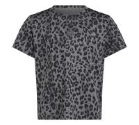 adidas Niñas Seasonal Animal Print Sport Shirt, Grey Four/Grey Six/Black/Grey Six, 11-12 Years