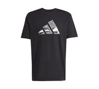 adidas Camo Logo - Negro - Camiseta Algodón Hombre talla XS