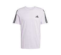 adidas Hombre Men 3-Stripes T-Shirt, Ice Lavender, S