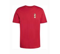 ADIDAS SPORTSWEAR Camiseta funcional 'MOS POSTER' marrón rojizo / amarillo / verde oscuro / negro XL marrón rojizo / amarillo / verde oscuro / negro