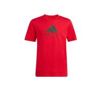ADIDAS SPORTSWEAR Camiseta funcional oliva / verde oscuro / rojo 164 oliva / verde oscuro / rojo