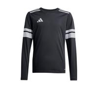 adidas Unisex niños SQUADRA25 Jersey Long Sleeve Kids, Black/White, 9-10 Years