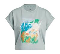 adidas Donna Summer Romance Graphic T-Shirt, Wonder Sage, M