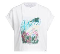 ADIDAS SPORTSWEAR Camiseta funcional 'Summer Romance' beige / azul oscuro / verde oscuro / blanco XS beige / azul oscuro / verde oscuro / blanco