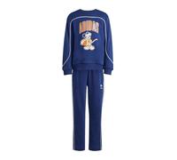adidas Unisex - Bambini e ragazzi DISNEY MICKEY MOUSE JOGGER, dark blue/Pure Orange/off white, 7-8 Years