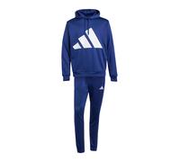 adidas Uomo BIG LOGO FRENCH TERRY HOODED TRACKSUITS, dark blue, L