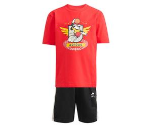 ADIDAS SPORTSWEAR Chándal 'Disney Micky Maus' amarillo oscuro / rojo / negro / offwhite 140 amarillo oscuro / rojo / negro / offwhite
