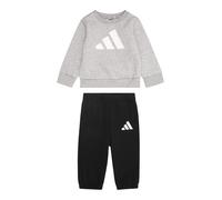 ADIDAS SPORTSWEAR Chándal 'Essentials' gris moteado / negro / blanco 92 gris moteado / negro / blanco