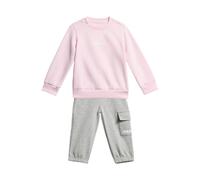 adidas Unisex - Bimbi 0-24 ESSENTIALS LINEAR LOGO JOGGER, clear pink/white, 3-4 Years