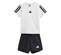 adidas Unisex bebé Essentials Set Track Suit, white/black, 9-12 Months