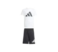 Conjunto adidas bl t-set infantil blanco/negro 9 - 10 AÑOS