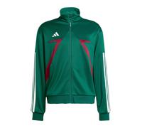 ADIDAS SPORTSWEAR Chaqueta de chándal 'House of Tiro Nations' verde oscuro / rojo carmesí / blanco M verde oscuro / rojo carmesí / blanco