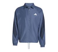 Adidas Sportswear Chaqueta de chándal de corte amplio Stadium. Talla S. Color Azul