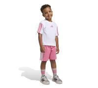 Adidas Sportswear Conjunto camiseta y pantalón corto. Talla 114/120 cm (6/7 años). Color Blanco