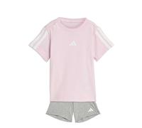 ADIDAS SPORTSWEAR Conjunto camiseta y pantalón corto. Color Rosa/Gris
