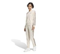 ADIDAS SPORTSWEAR Conjunto de chándal de leopardo Essentials con 3 rayas. Color Beige/Leopardo