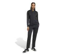 ADIDAS SPORTSWEAR Conjunto de chándal de leopardo Essentials con 3 rayas. Color Negro