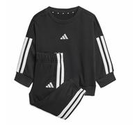 Adidas Sportswear Conjunto de felpa cardada para bebé. Talla 60/67 cm (3/6 meses). Color Negro