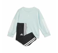 Adidas Sportswear Conjunto de felpa cardada para bebé. Talla 81/86 cm (18/24 meses). Color Azul