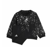 Adidas Sportswear Conjunto de suave tejido polar para bebé. Talla 86/94 cm (2/3 años). Color Negro