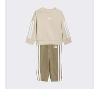 ADIDAS SPORTSWEAR Conjunto polar, 3 rayas, ESSENTIALS. Color beige