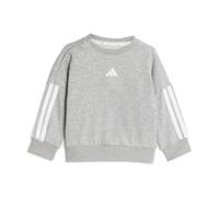 adidas Unisex bebé Essentials Jogger Track Suit, Medium Grey Heather/White, 2-3 Years