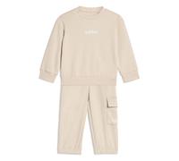 ADIDAS SPORTSWEAR Conjunto polar, ESSENTIALS LINEAR. Color beige