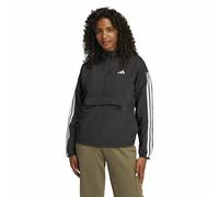 ADIDAS SPORTSWEAR Cortavientos Woven Essentials 3-Stripes. Color Negro