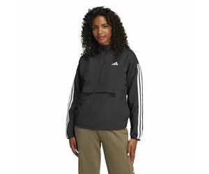 ADIDAS SPORTSWEAR Cortavientos Woven Essentials 3-Stripes. Color Negro