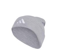 adidas Unisex Adulto New Logo Beanie Cuff, Light Grey Heather/White, M