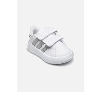 adidas Grand Court 2.0 Shoes Kids, Zapatillas de tenis Unisex bebé, Ftwr White Matte Silver Ftwr White, 23 EU