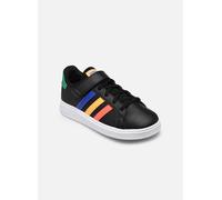 Zapatillas con cordones elásticos y tira superior para niños adidas Grand Court 33