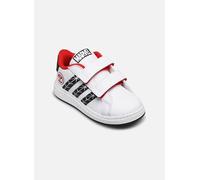 adidas Grand Court Spider-Man CF I, Shoes-Low Unisex niños, FTWR White/Core Black/Better Scarlet, 21 EU