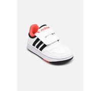 adidas Hoops Shoes, Zapatilla de deporte Unisex bebé, Cloud White Core Black Bright Red, 23 EU