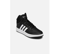 adidas Hombre Hoops 3.0 Mid Lifestyle Basketball Classic Vintage Shoes, Core Black / Cloud White / Grey Six, 40 2/3 EU