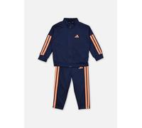 adidas Unisex - Bimbi 0-24 ESSENTIALS CLIMACOOL TRACKSUIT, dark blue/Dusky Orange, 18-24 Months