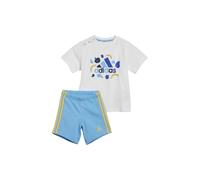Adidas Sportswear Infants Essentials Allover Printed T-shirt Set Wh Talla: 98 | Camisas Outlet | Unisex