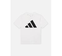 adidas Unisex niños Essentials Big Logo T-Shirt, White/Black, 9-10 Years