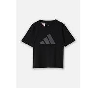 adidas sportswear JG SATIN TEE 7A - 8A Negro